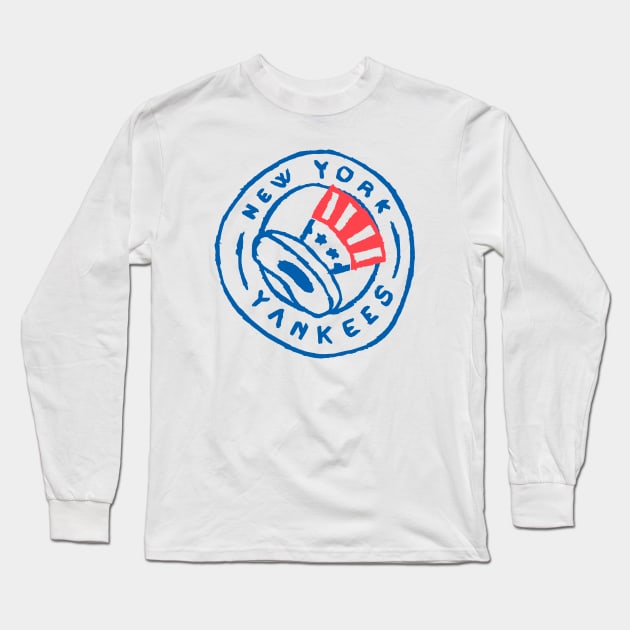 New York Yankeeeees 05 Long Sleeve T-Shirt by Very Simple Graph